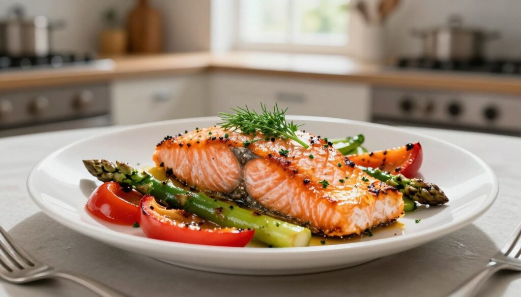 baked red salmon