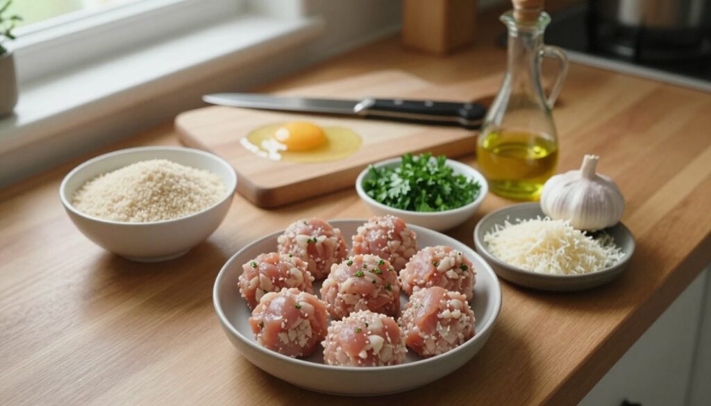 chicken meatballs ingredients