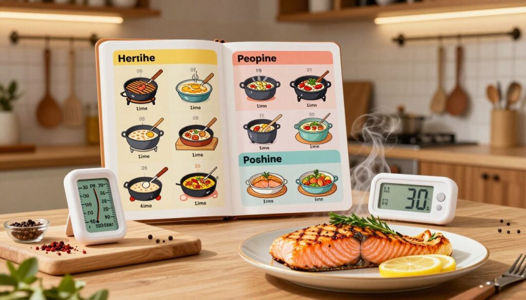 cooking times and temperatures for salmon