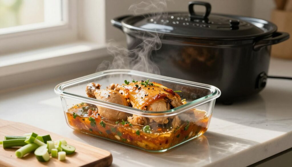 crock pot chicken leftovers
