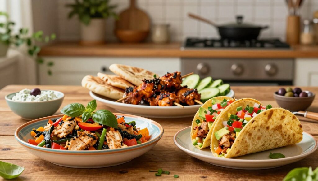global ground chicken dishes