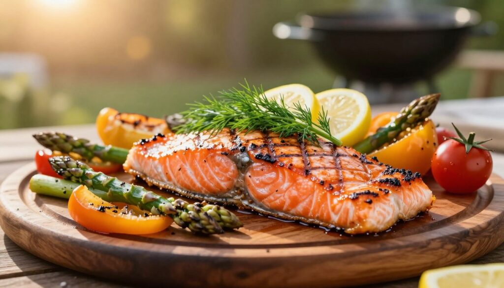 grilled sockeye salmon