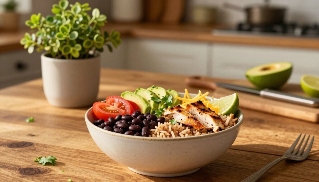 homemade chipotle bowl