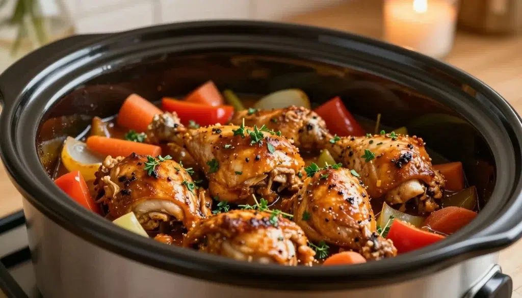 how to cook chicken in crock pot