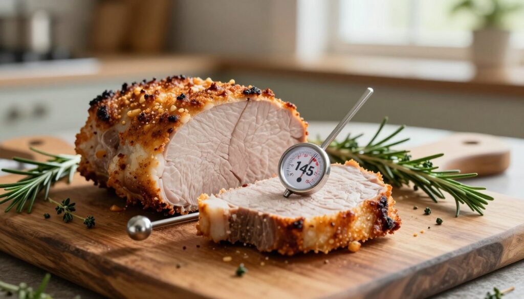 pork chop internal temperature