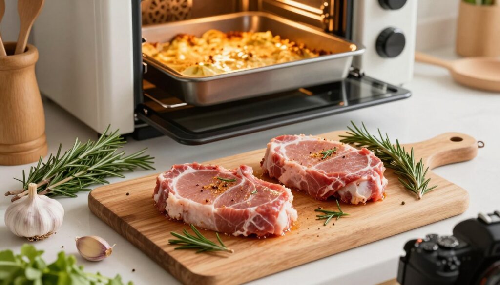 pork chops baking temperature