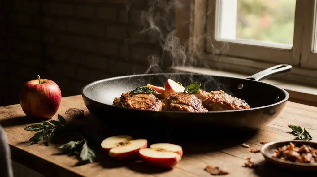 pork chops and apples recipe