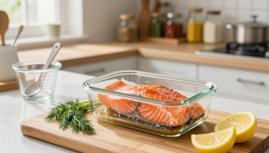 storing leftover salmon
