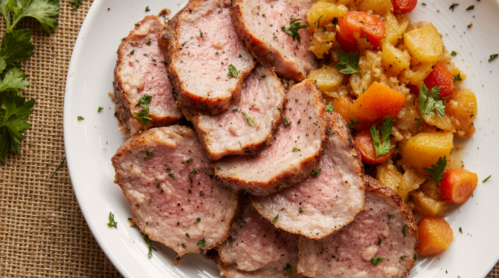 thin sliced pork chop recipes