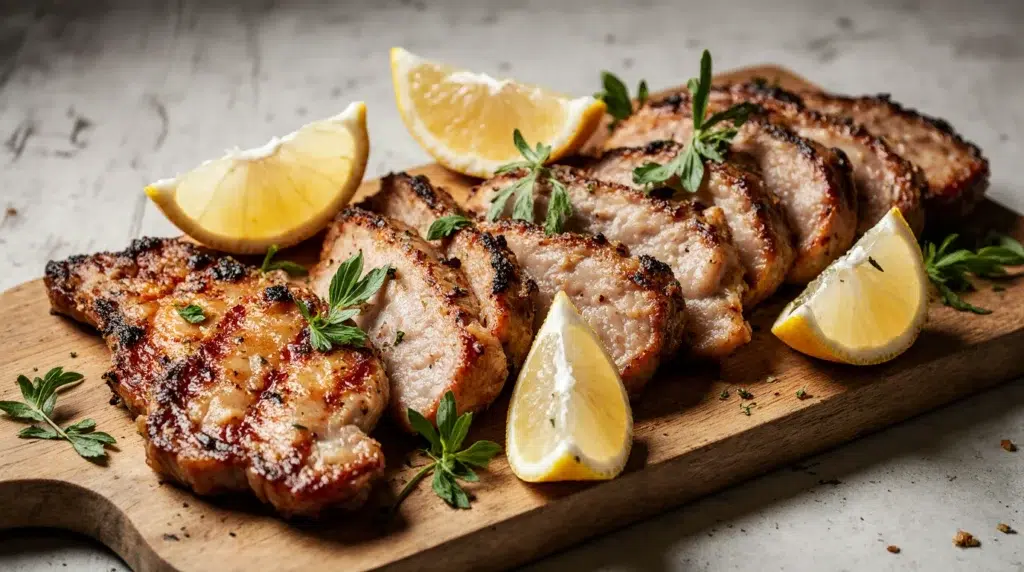 thin sliced pork chop recipes